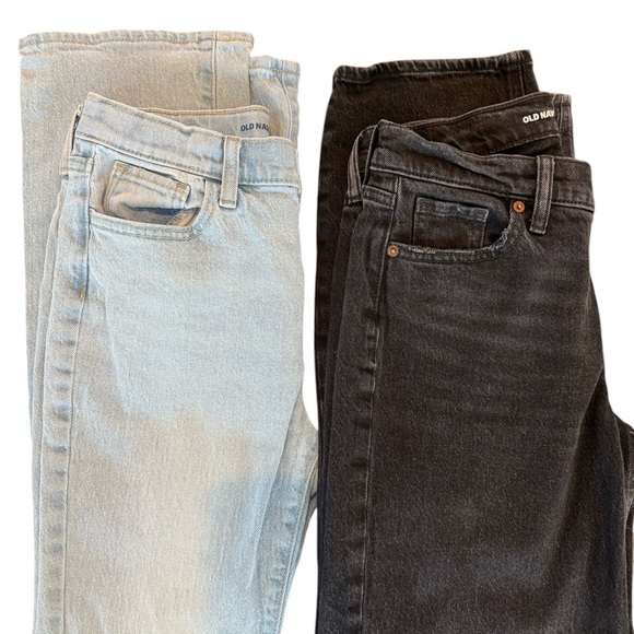 BUNDLE! 2 Pair of Old Navy Jeans - (1) Black and (1) Light wash - Picture 6 of 6